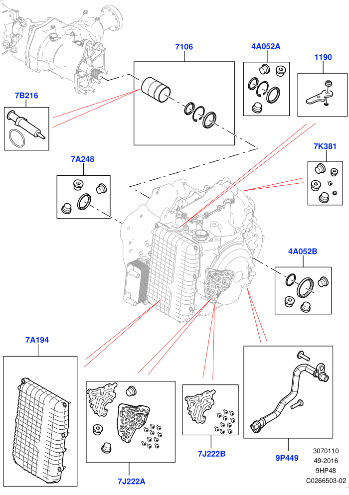 Transmission External Components (9 Speed Auto AWD,Itatiaia (Brazil))((V)FROMGT000001)