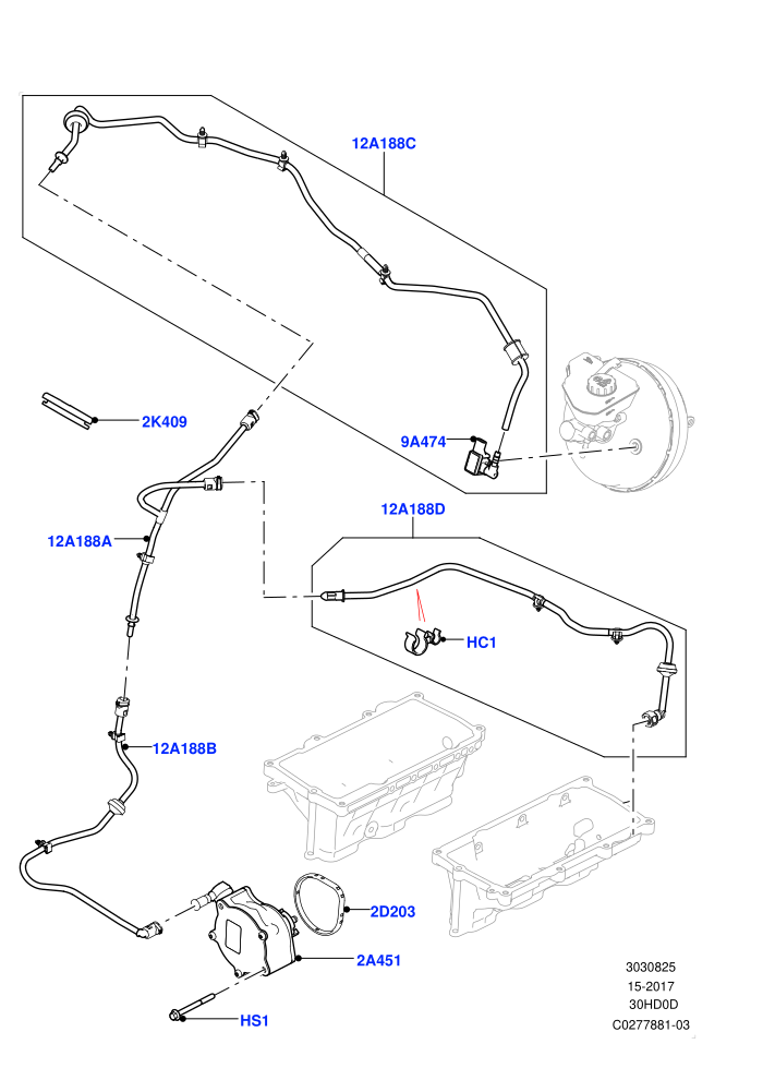 Vacuum Control And Air Injection (3.0L DOHC GDI SC V6 PETROL,LHD)