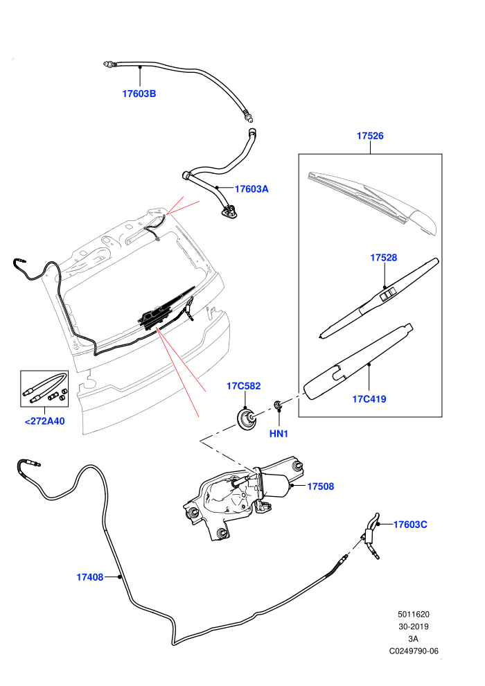 Rear Window Wiper And Washer (Halewood (UK))