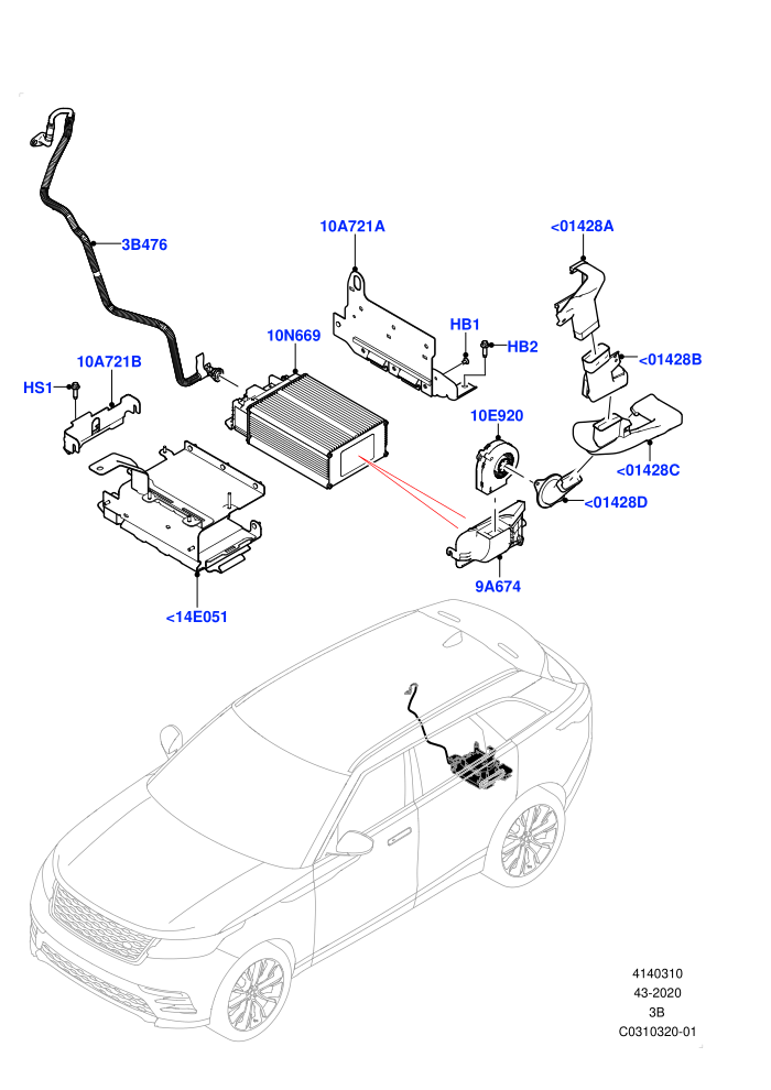 Hybrid Electrical Modules (Electric Engine Battery-MHEV)(MHEV Battery, Duct, Fan)((V)FROMMA000001)