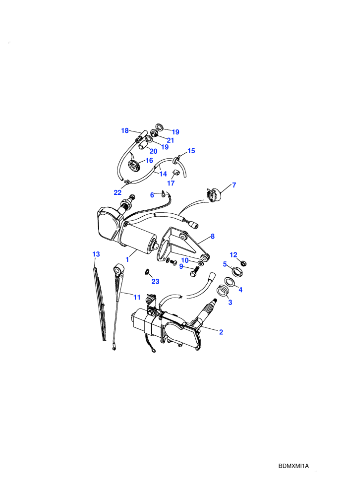 Rear Screen Wiper/Wash (With Rear Window Wiper/Washer)