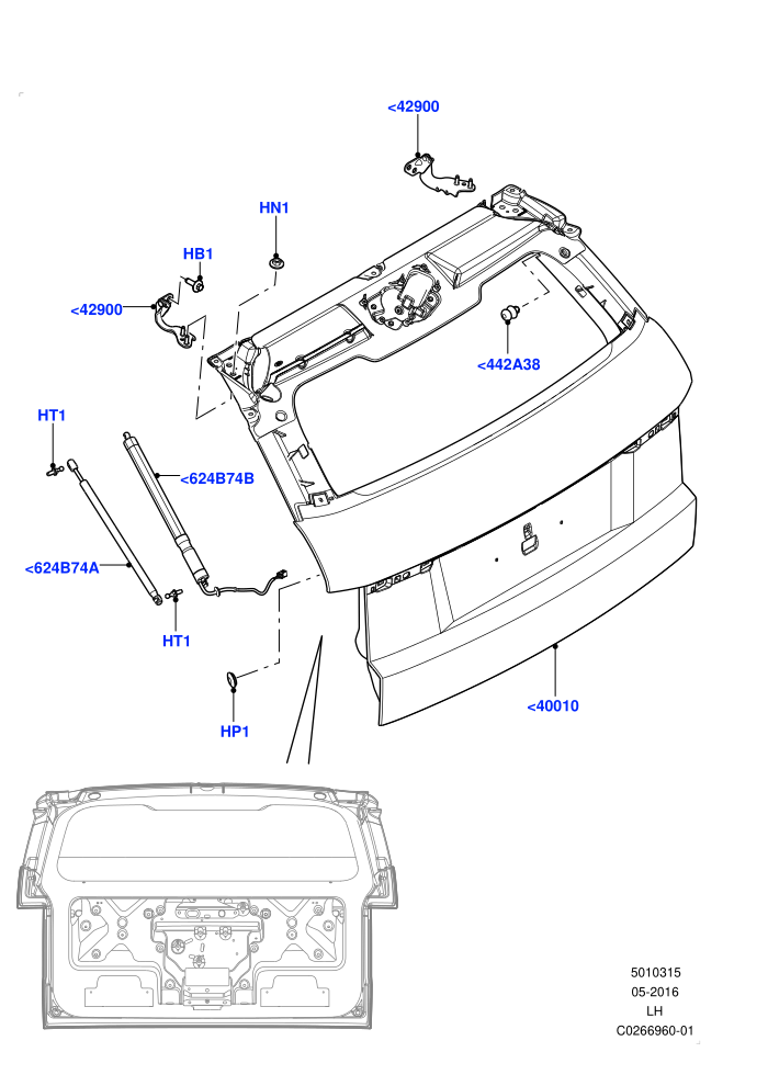 Luggage Compartment Door (Itatiaia (Brazil))(Door And Fixings)((V)FROMGT000001)