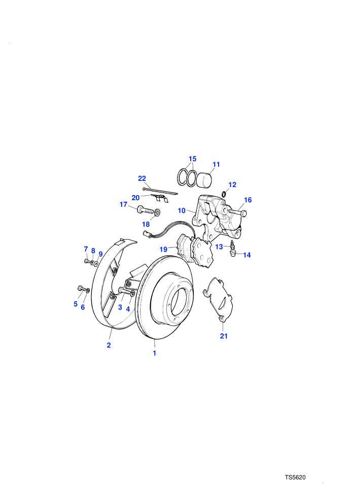 Rear Disc Brakes (Less Anti-Lock Braking System)