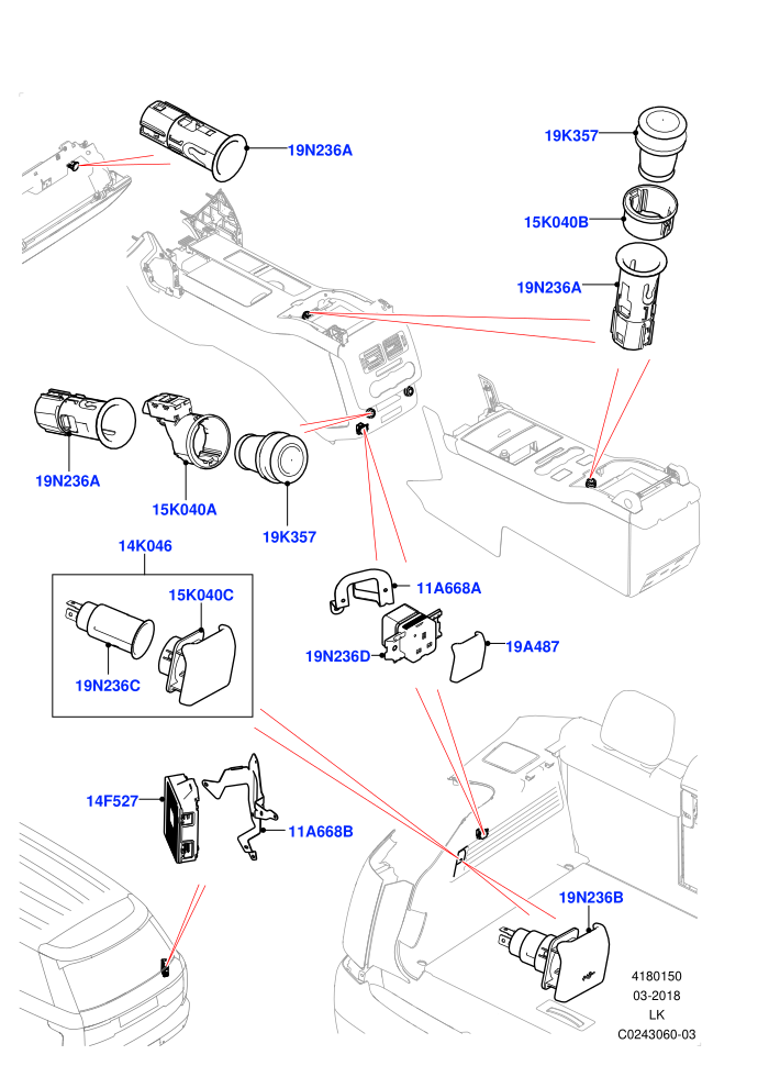 Auxiliary Electrical Power Points
