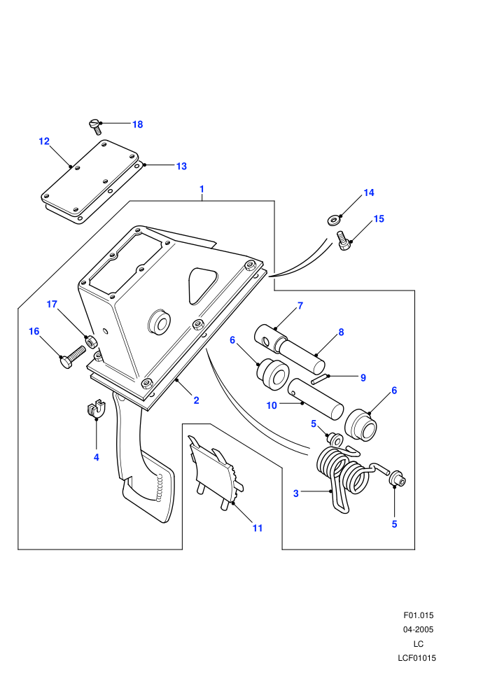Clutch Pedal ((V)FROM7A000001)