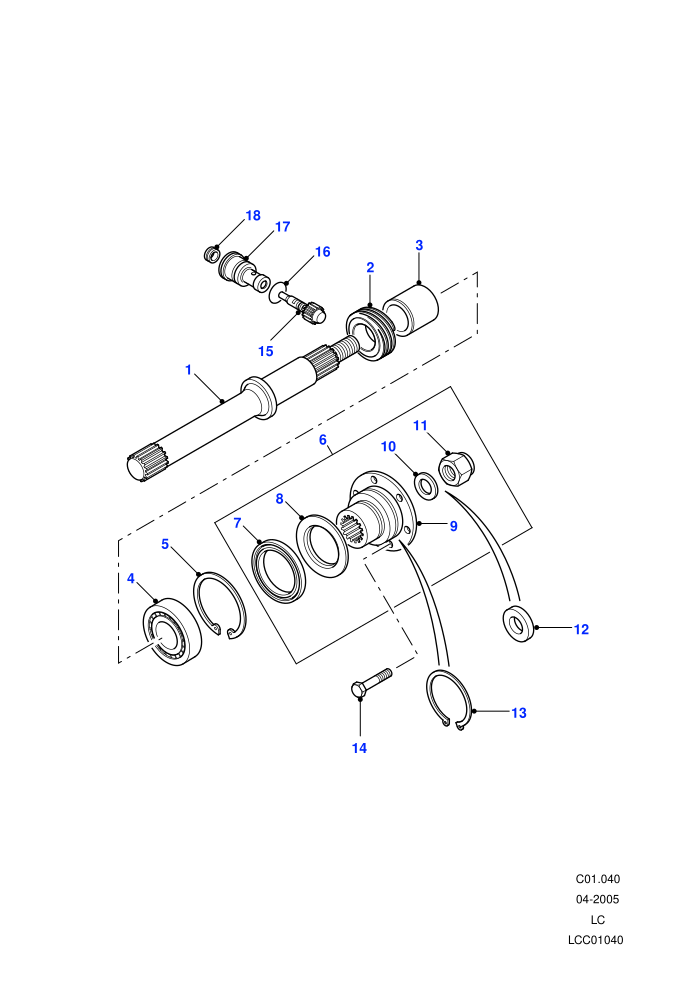 Rear Flange ((V)FROM7A000001)