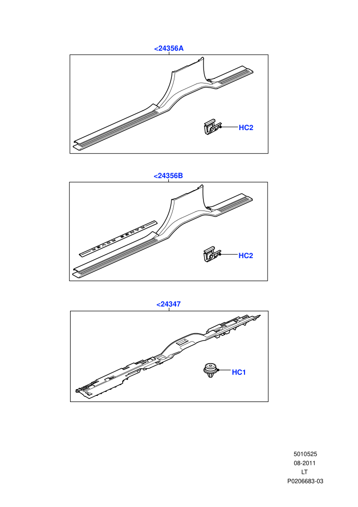 Side Trim (Sill)((V)FROMAA000001)