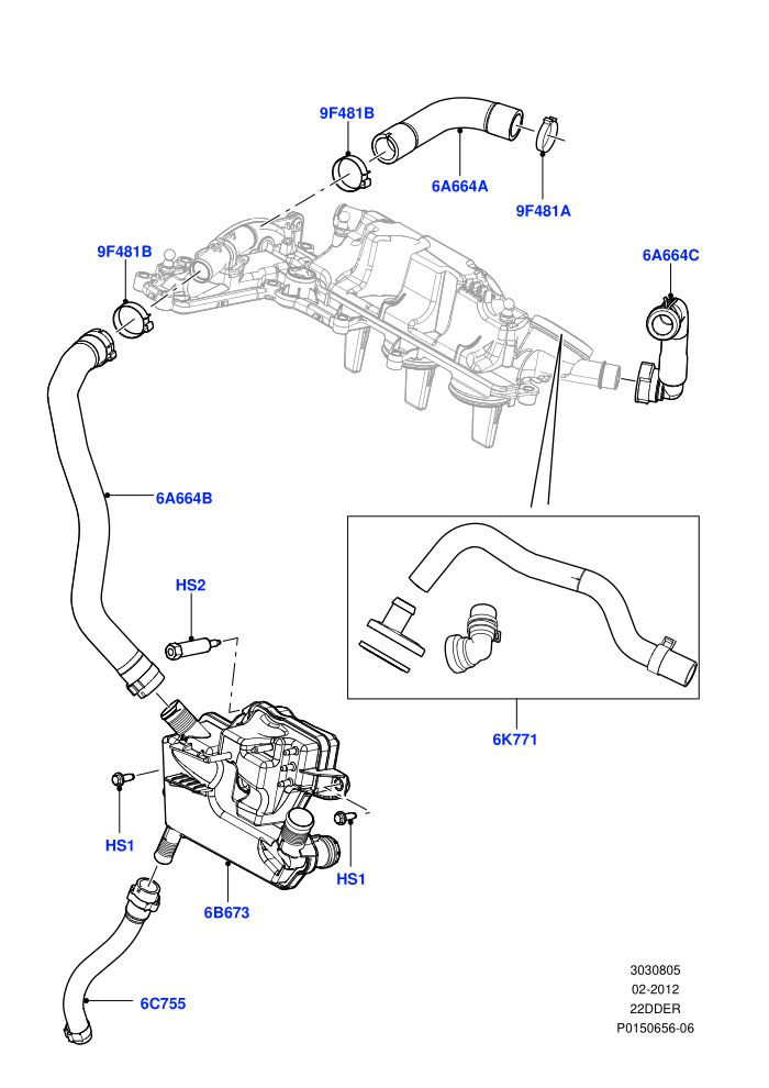 Emission Control - Crankcase (2.2L DOHC EFI TC DW12)