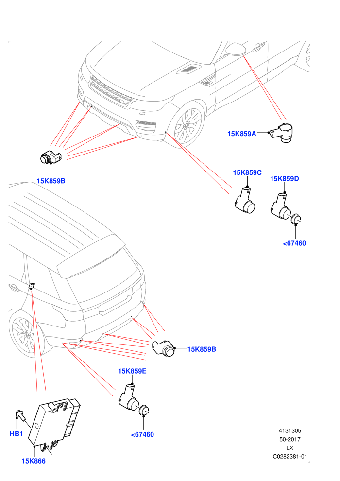 Parking Distance Control (Non SVR,Version - Core)((V)FROMJA000001)