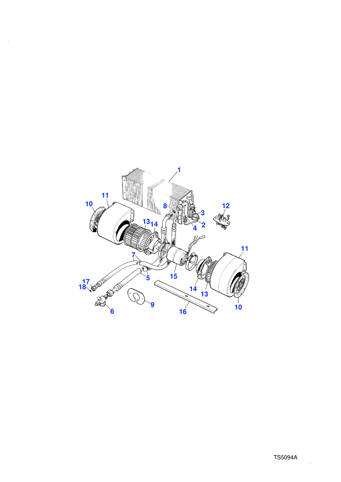 Evaporator & Blower Motor (With Air Conditioning)((V)TOEA351846)