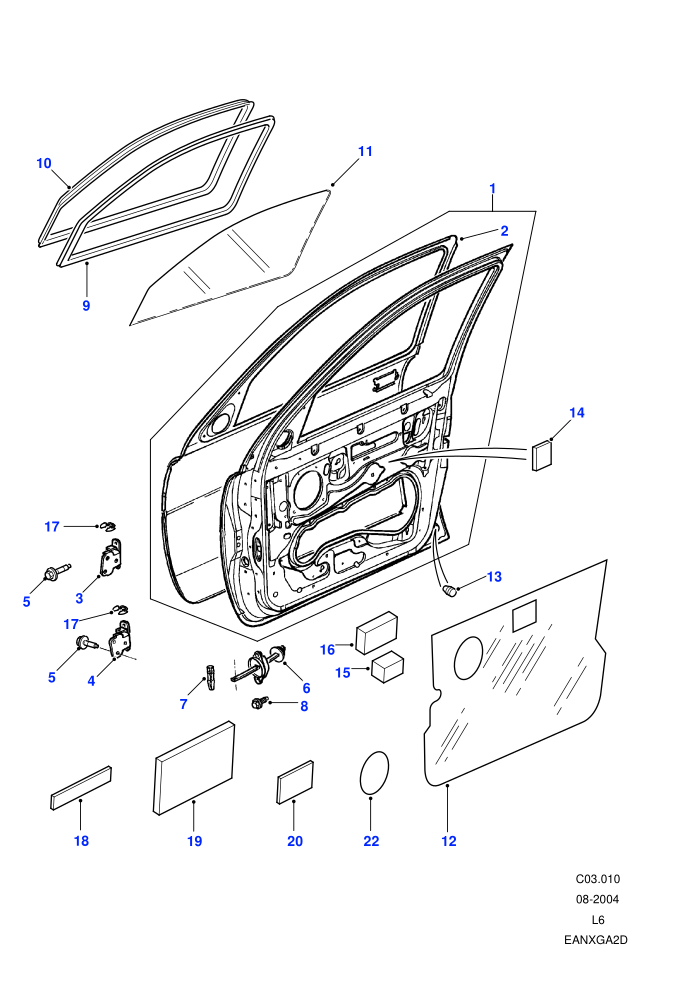 Front Doors (5 Door Station Wagon)