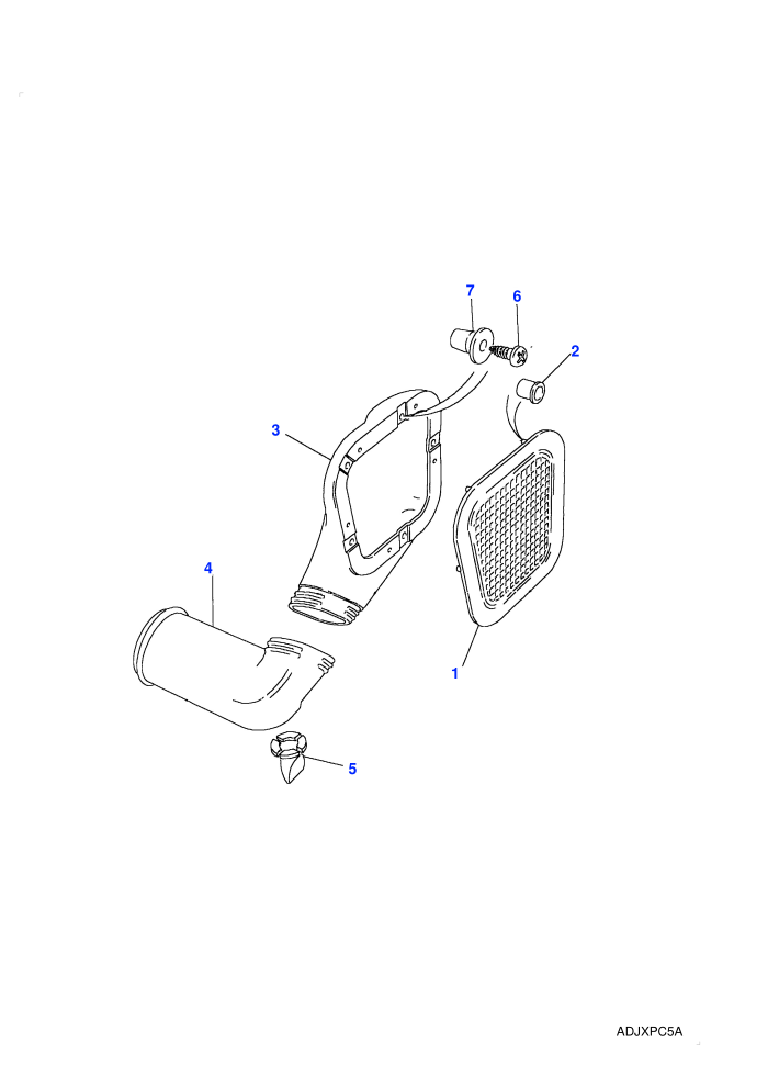 Air Intake (2.5L 4 Cyl Turbo Diesel)