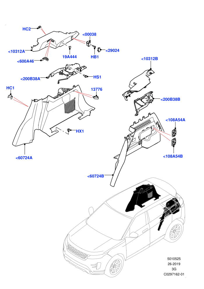 Side Trim (Changsu (China))(Luggage Compartment)