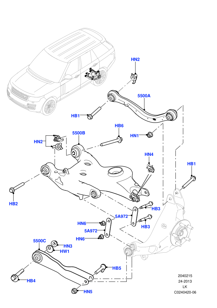 Rear Suspension Arms