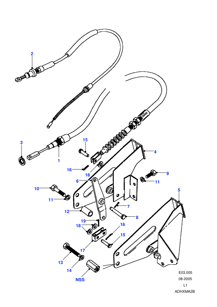 Handbrake Cable