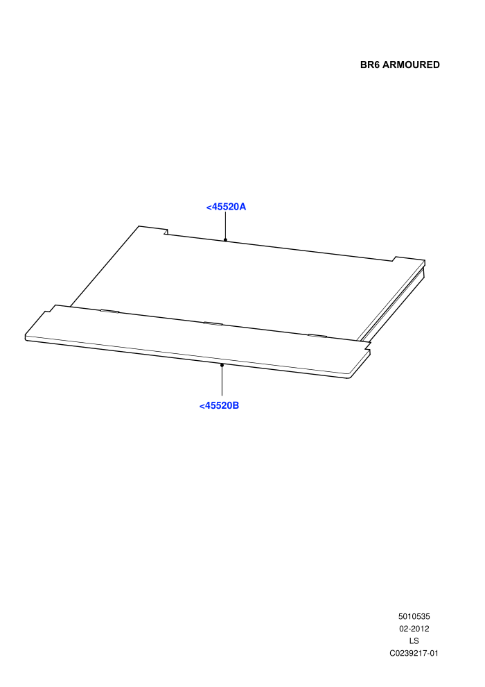 Load Compartment Trim (With B6 Level Armouring)((V)FROMAA000001)