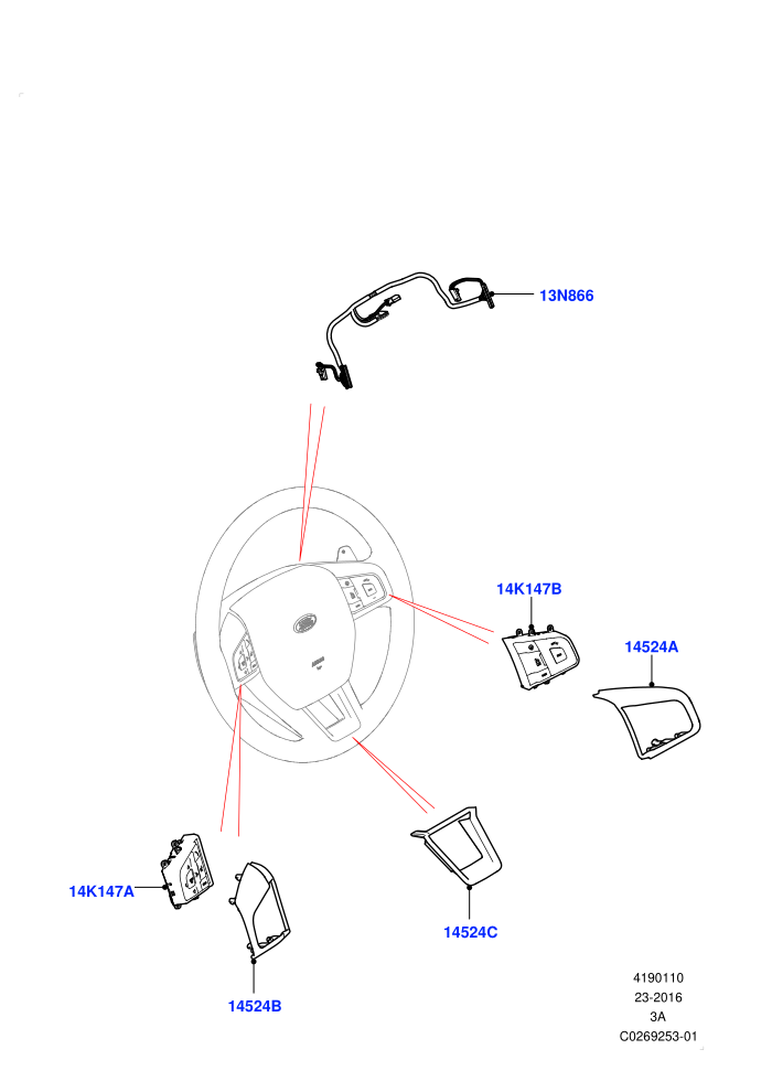 Switches (Itatiaia (Brazil))(Steering Wheel)((V)TOKT999999 (V)FROMGT000001)
