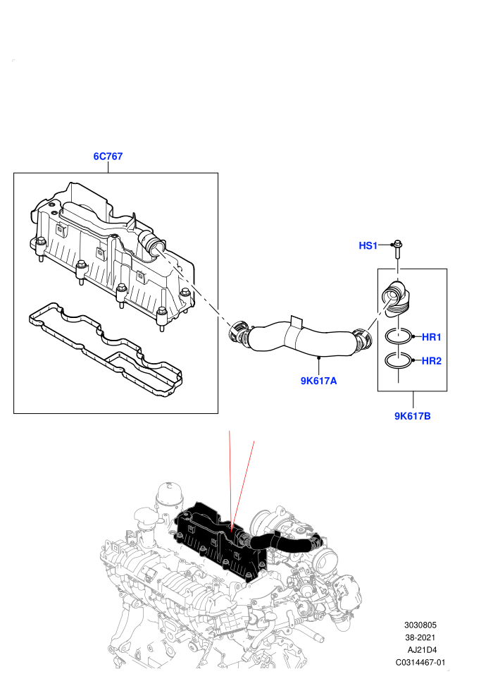 Emission Control - Crankcase (2.0L AJ21D4 Diesel Mid,Itatiaia (Brazil))