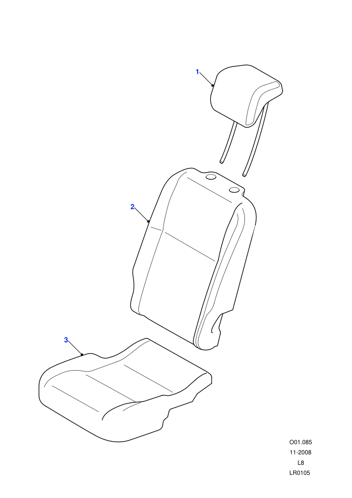 Rear Seat (Station Wagon - 3 Door,Station Wagon - 5 Door)
