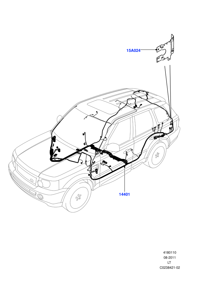 Electrical Wiring - Engine And Dash (Main Harness)((V)FROMCA000001)