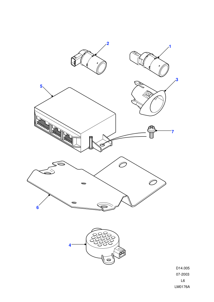Parking Distance Control ((V)FROM4A000001)