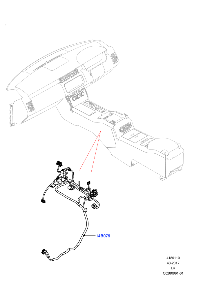 Electrical Wiring - Engine And Dash (Console)((V)FROMJA000001)