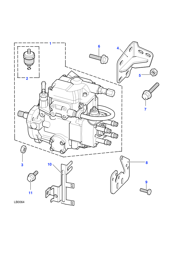 Injection Pump (2.0L I4 8V TCIE)