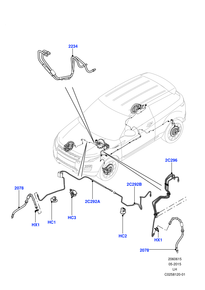 Front Brake Pipes (Changsu (China))((V)FROMEG000001)