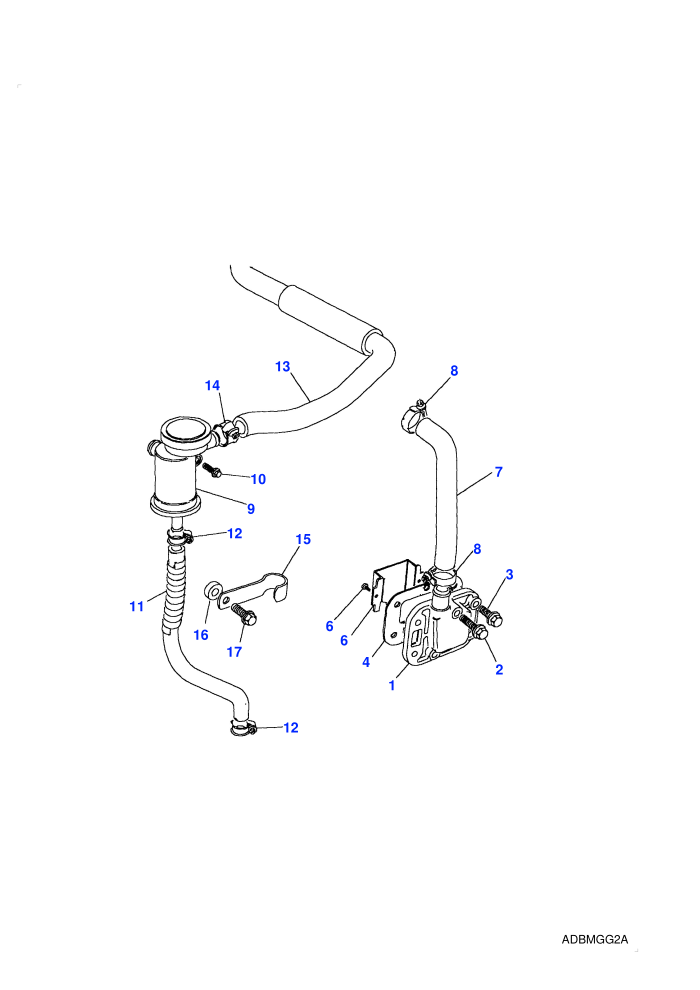 Cyclone Breather (2.5L I4 200 TDi L/R,5 Speed Manual Transmission,Less Catalyst)