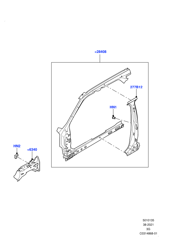 Side Panels - Inner (Itatiaia (Brazil))(Middle - Front)