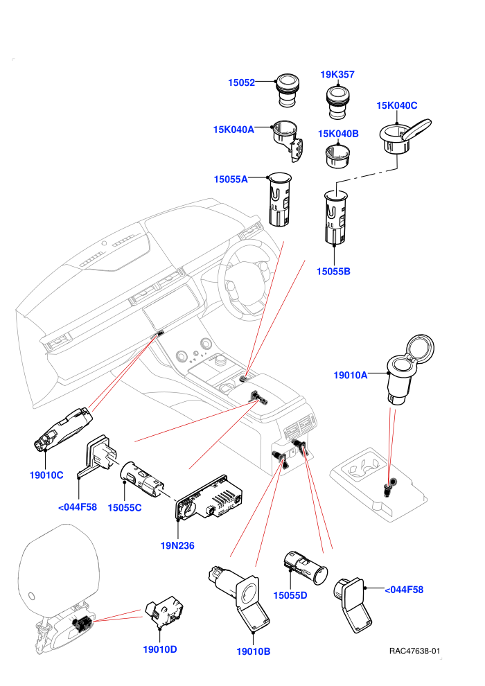 Instrument Panel Related Parts ((V)TOPA999999)