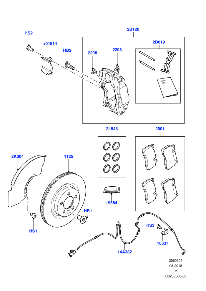 Front Brake Discs And Calipers (Disc And Caliper Size-Frt 19/RR 19,Front Disc And Caliper Size 19)((V)FROMJA000001)