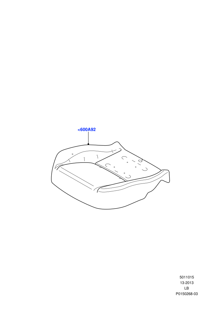 Front Seat Base (For North America Only,Sensors)