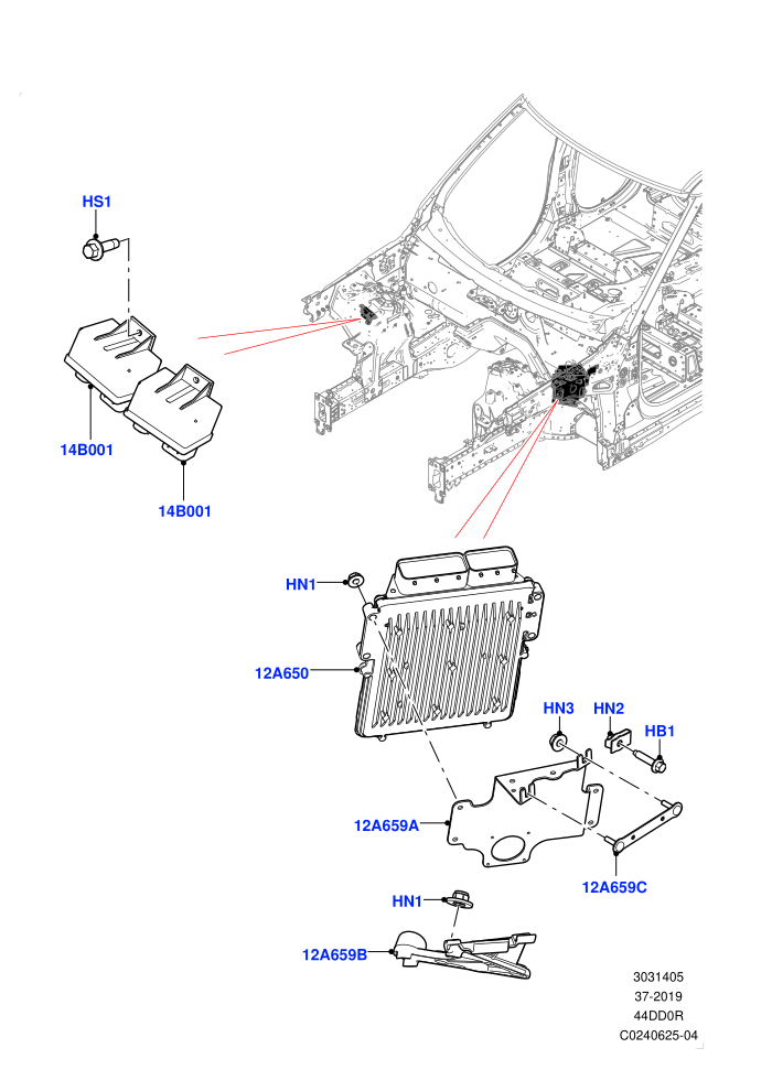 Engine Modules And Sensors (4.4L DOHC DITC V8 Diesel)