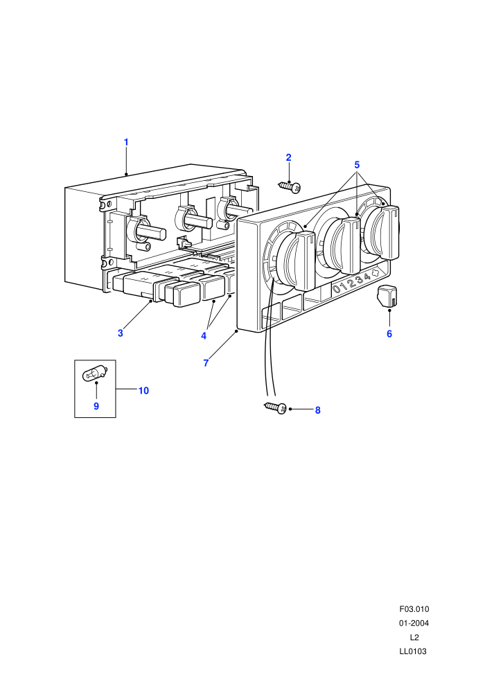 Control Assembly Front ((V)FROMJA610294)