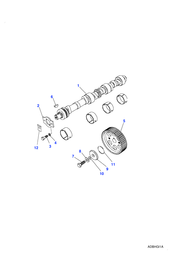 Camshaft (2.5L 4 Cyl Turbo Diesel)