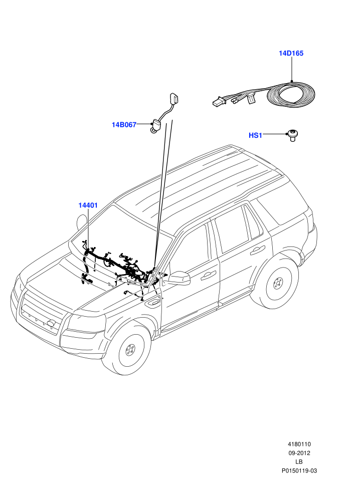 Electrical Wiring - Engine And Dash (Facia And Console)