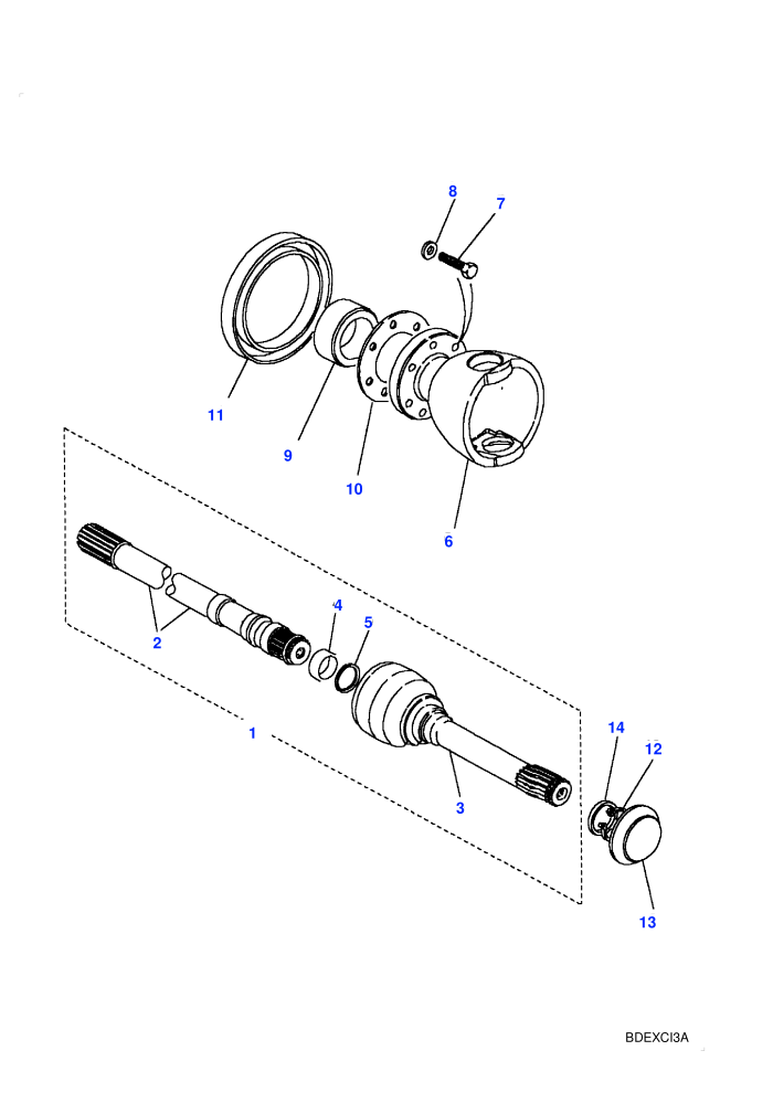 Drive Shafts (Less Anti-Lock Braking System)((V)FROMKA624756)