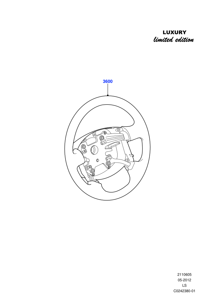 Steering Wheel ((V)FROMCA000001)