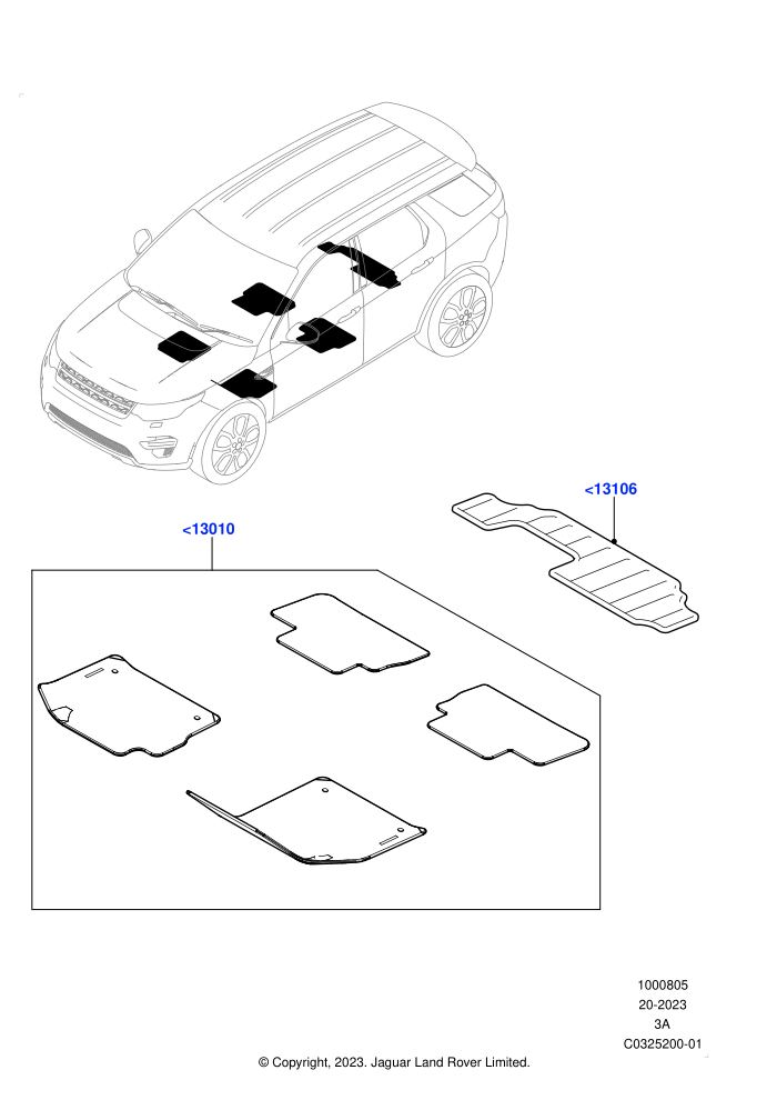 Floor Mats (Itatiaia (Brazil))(Accessory)