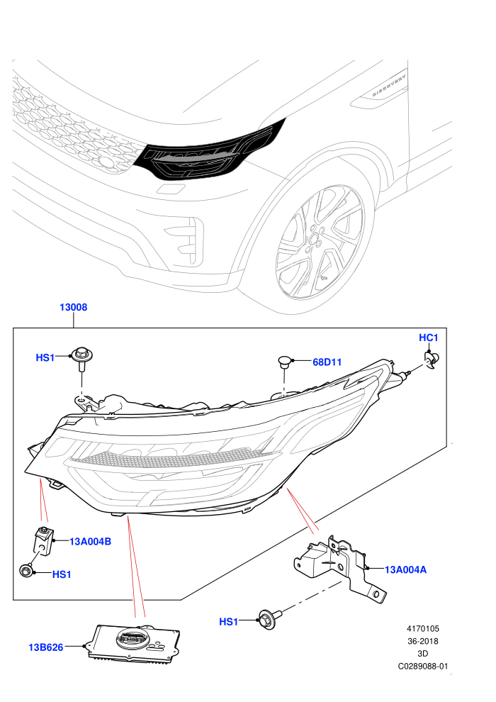 Headlamps And Front Flasher Lamps (Adaptive Led Headlamps,Headlamps - LED Matrix,Headlamps - LED Premium,LED Headlamps)(Nitra Plant Build)((V)FROMK2000001)
