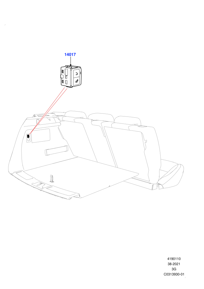 Switches (Itatiaia (Brazil),Tow Hitch Elec Deployable Swan Neck)(Luggage Compartment)