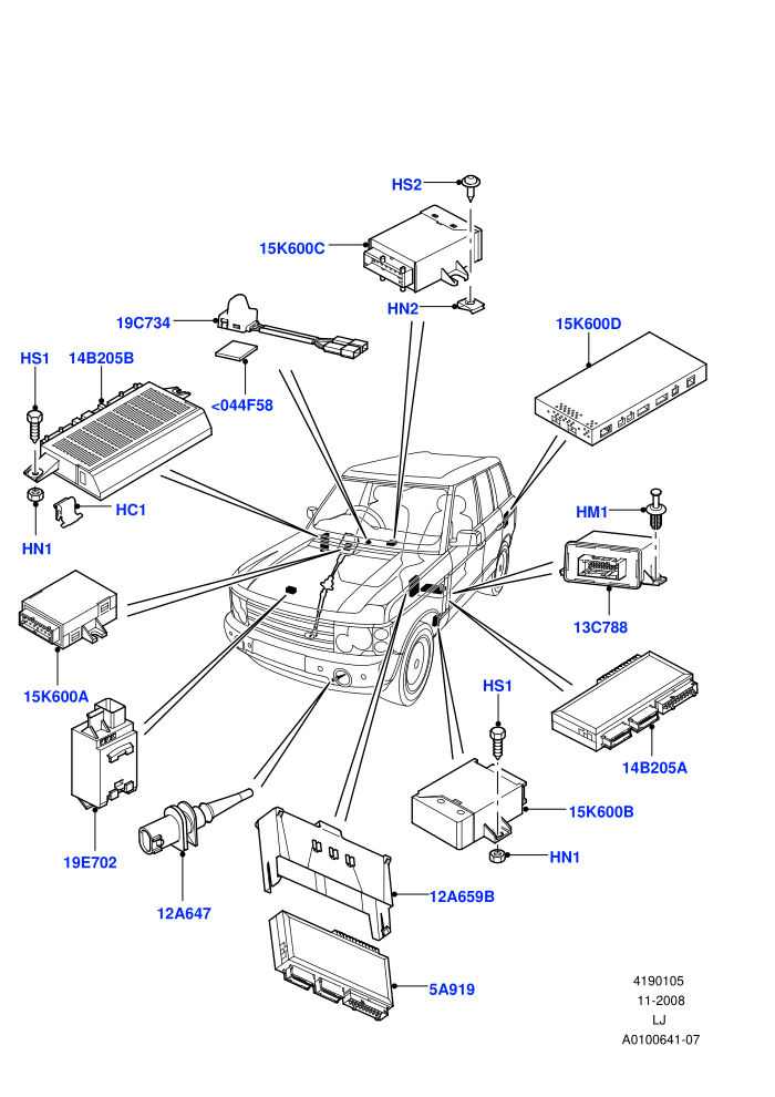 Vehicle Modules And Sensors (Less Armoured)((V)TO9A999999)