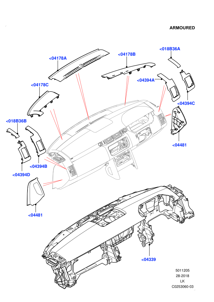 Instrument Panel (Armoured)((V)FROMEA000001)