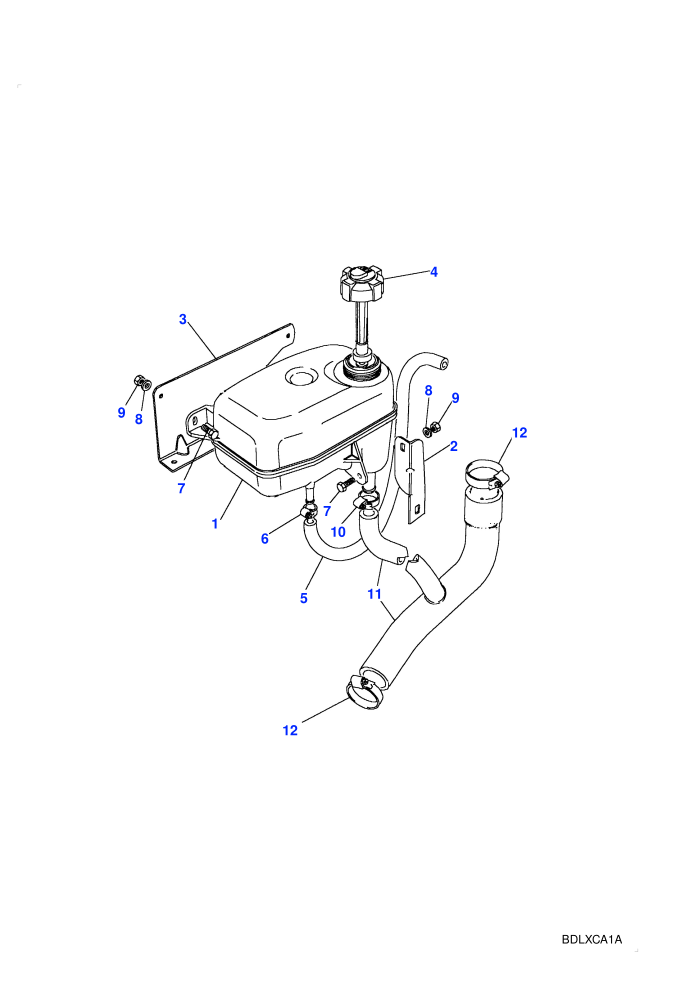 Expansion Tank (With Petrol Engines)((V)TOLA647644)