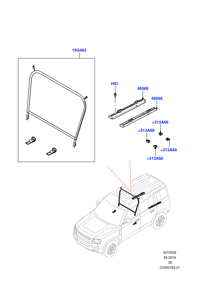 Load Compartment Trim (Standard Wheelbase,Version - Core,Version - First Edition,Version - LE,Version - X,Version - X-Dynamic)(Cargo Retention,Floor)