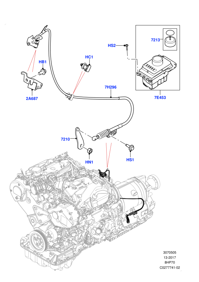 Gear Change-Automatic Transmission (3.0 V6 D Gen2 Twin Turbo,8 Speed Auto Trans ZF 8HP70 4WD)