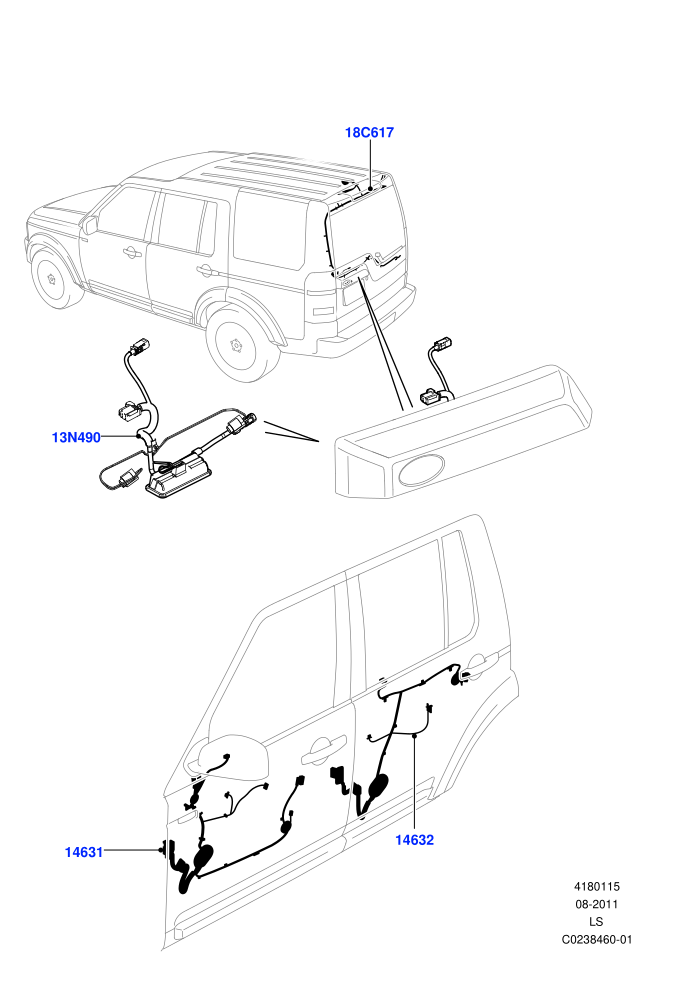 Electrical Wiring - Body And Rear (Front And Rear Doors)((V)FROMCA000001)