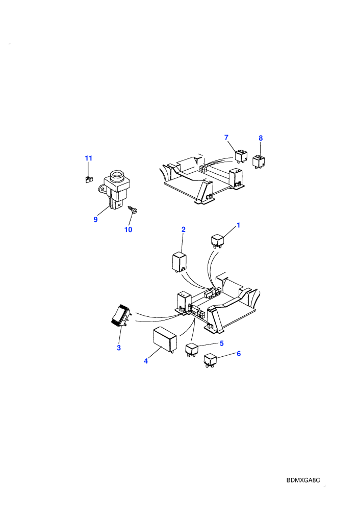 Relays-Under Seat-From (V) MA647645