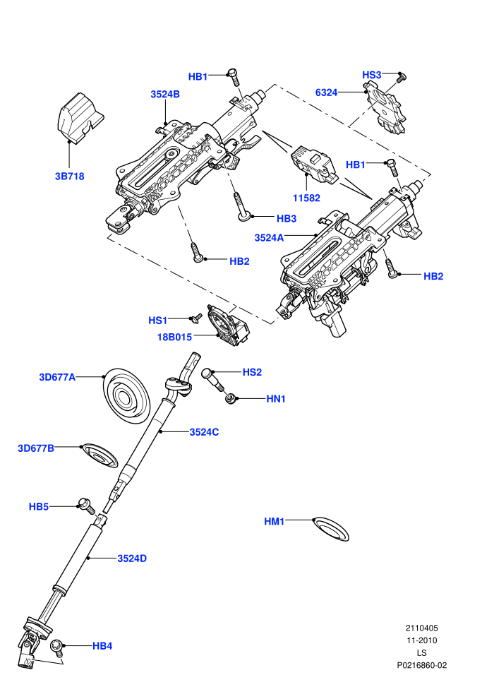 Steering Column ((V)FROMAA000001)